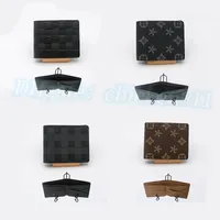 Classic wallets M60895 Card holder Man 3 credit card slots Coin Purses embossing Multiple Women key pouch Leather luxury Designer High quality travel wallet