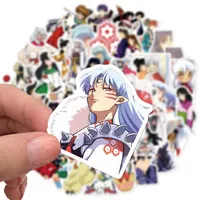 50pcs set new Inuyasha anime Small waterproof sticker for laptop notebook waterbottle stickers253J