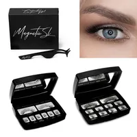 Makeup Tools 810pcs 3D Magnetic Natural Handmade False Eyelashes With 23 Magnet Mink Full Strip Lash Tweezers Kit Eye Makeup Accessories 230323