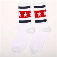3 pairs of girls sports socks medium-length cotton high-tube socks GCDS letter sockings 2021227f
