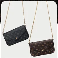 women Shoulder Bag with Chain Print Designer Crossbody Bags Luxury Brand Purses and Handbags high Quality288N