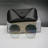 Fshion High Quality Sunglasses Brands Designer Cat Eye Mens Womens Eyewear G15 Unisex Mix whole 51MM Round Circle Glass UV400 262w