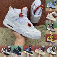 2 cheap 4 men women basketball shoes 4s University Blue Fire Red White Sail Union Guava Ice mens sneakers Black Cat Cactus Jack Tattoo Cool Grey high outdoor trainer 2