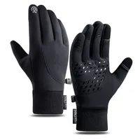 Sports Gloves Winter Ski Gloves Men Cycling Bike Women Thermal Fleece Cold Wind Waterproof Touch Screen Bicycle Warm Running Skiing Mitten 230323