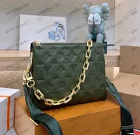 qwertyui879 Satchel Designer bags luxury womens wide shoulder diagonal bag with chain fashion handbag girls must wash bag 7A top leather cross body 26cm 0323 23