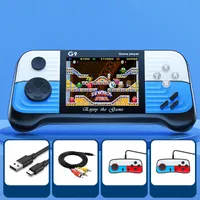 G9 Handheld Portable Arcade Game Console 3.0 Inch HD Screen Gaming Players Bulit-in 666 Classic Retro Games TV Console AV Output With Two Controllers