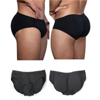 Men Butt Lifting Underwear High Waist Modeling Shapewear Panties Black Plus Size Shaper Tummy Control Bottom S-3XLShaper Men Padde263Z