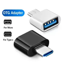 Cell Phone Adapters Usb 3.0 Typec Micro Otg Cable Adapter Type C Usbc Converter For Huawei Samsung Mouse Keyboard Disk Flash No Pack Dh3Qx