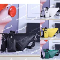 Triangle Bag Handbag HPB 1BH288 Designer Shoulder Bag Cross Body Fashion Genuine Leather 4 Colors Bags 26cm Crossbody