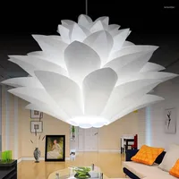 Pendant Lamps DIY Lotus Chandelier Lampshade Beautiful Decoration Romantic Pendent Lighting Cover Easy To Clean For Home