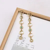 Women Designer Earrings Jewelry Luxurys Ear Studs Designers Earring Letters Gold Dangle Pendant Studs Fashion 925 Silver For Lover