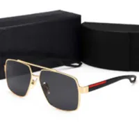 Mens Designer Sunglasses Women Luxury Sun Glasses 0805 Plated Square Frame Brand Retro Polarized Fashion Goggle Occhiali Da Sole F317y