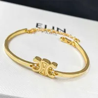 Designer jewelry Cei Triumphal Arch Bracelet Brass High Quality 2023 New INS Small Design Simple