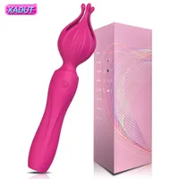Sexy Socks Powerful USB AV Vibrator for Women Clitoris Clit Stimulator Magic Wand Massager Adults Goods Sex Toys for Female