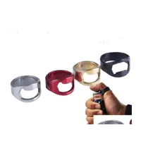 Openers 22Mm Mini Bottle Opener Stainless Steel Finger Ring Ringshape Beer Cap Opening Kitchen Gadgets Bar Tools Xb1 Drop Delivery H Dhpoe