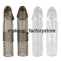 Massage Reusable Silicon toy With Spike Dotted Penis Sleeve Dildo sexy Extender Cocks Cover Adult Sex Toys For Men305k