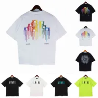 Heren T-shirts Amlrl Designers T-shirt Brand Mode letter Patroon Patroon korte mouwen Men Men Casual kleding Top Kleding
