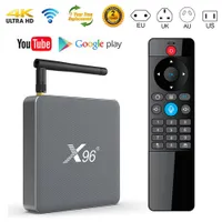 X96 X6 Android 11 Smart TV Box RK3566 4GB 32GB 8GB RAM 128GB ROM Bluetooth Voice Remote Control Dual Wifi 4K 1000M LAN 4GB 32gb Media Play Set top box