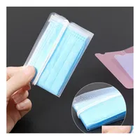 Other Housekeeping Organization Home Face Mask Storage Clip Container Case Foldable Disposable Dust Box Dustproof Xb1 Drop Deliver Dhhzy