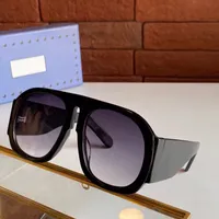 Sonnenbrille für Frauen Männer Sommer 0152S Style Anti-Ultraviolett Oval Full-Frame-Brillen Mode übergroß