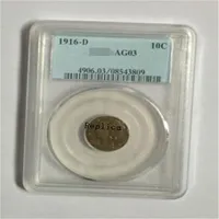 Mercury Head Dimes Ten Cents Pcgs coin Silver 1916-D AG04 AG03281P