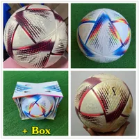 Nouvelle Coupe du monde 2022 Soccer Ball Taille 5 Nice de football de Haut-Grade Ship les balles sans air