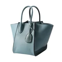 Lychee print cowhide women's bucket bag wing bag Mini vegetable basket handbag