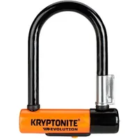 Kryptonit Evolution Mini-5 13mm U-Lock Fahrradschloss mit Flexframe-U-Klammer, schwarz