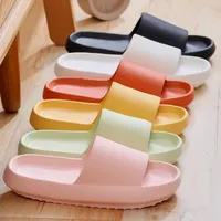 Slippers Thick Platform Bathroom Home Women Fashion Soft Sole EVA Slides Sandals 2023 Summer Non-slip Flip Flops Zapatos