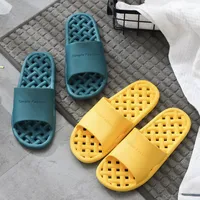Slippers Home Ladies Fashion Hollow Sandals Bathroom Bathing Indoor Loopholes Summer Ultra-soft