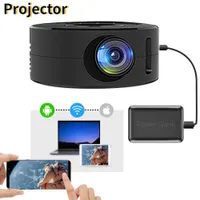 Projectors LED Mini Projector 1080P Full Supported USB AV TF Portable Home Media Player Builtin Speaker Child Gift 320180Pixels Z0323