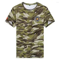 Men's T Shirts Both Sides Military Camouflage T-shirt Men 2023 M-5XL 6XL 7XL 8XL Tshirt Summer Short Sleeves Shirt Tops Tees