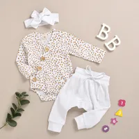 Clothing Sets 018M Babies Boys Clothes Set Infant Girls TShirts Tops Long Pants 2Pcs Spring Autumn Clothing Suits 230322