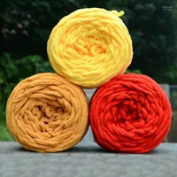 Clothing Yarn DIY Soft Knitting Chunky Towelling Wool Ball Skein Scarf Pure Color Cute 100g #804651