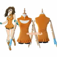 The Seven Deadly Sins Imashime no Fukkatsu Diane Top Shorts Cosplay Costume204O