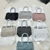 designer Issei Miyake bag Lingge Family New Geometric Splice Lingge Shoulder Bag Large Capacity Shopping Bag Tote Bag Handheld
