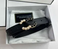 Fashion brand womens belt mens belts inlaid diamond pearl metal letter buckle sports leisure fashion women Waistband Width 25cm7862315