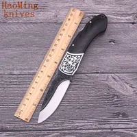 Brand OEM outdoor portable practical folding knife multi hunting tactical combat knives camping survival Titanium High EDC tools249l