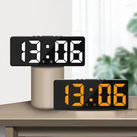 Montre-bracelets LED Horloge de chevet de couches numériques Table de bureau de bureau