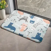 Carpets Cartoon Door Mat Carpet Bedroom Outdoor Bathroom Non-slip Household Absorbent Foot Welcome
