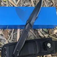 New Butterfly 140BK tiger hunting tactics straight blade Pocket Knife Outdoor Survival Camping Knife original box Gift Knives bm94230V