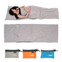 Sleeping Bags 70*210CM Outdoor Ultralight Camping Healthy Sleeping Bag Liner with Pillowcase Camping Emergency Sleeping Bag 230324