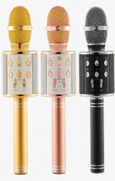 Professional Bluetooth Wireless Microphone Speaker Handheld Karaoke Mic Music Player Singing Recorder KTV MicrophoneWS 858 Exquis1418314