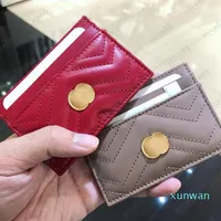 5A luxury Designer Origina G purse quality Card Holder Genuine Leather France style Womens men Purses Mens Key Ring Credit Coin Mi262O