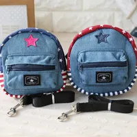 Dog Car Seat Covers Cute Star Backpack Canvas Little Small Puppy Animals Pet Carrier Bags School Bag Chest Walking Lead Set For Chihuahua