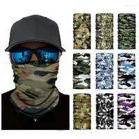 Bandanas Outdoor Sport Camouflage Seamless Cycling Bandana Buffs Neck Gaiter Headband Fishing Hiking Balaclava Scarf Headwear Face Mask