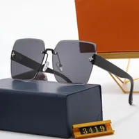 Modemarke -Outlet Designer Sonnenbrille Original Qualität Männer Frauen Pilot Schatten Sonnenglas polarisierte UV400 -Linsen Radfahren Fahrreisen Strand Brillen Brillen Brillen Brillen