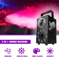 Projectors Sunart 700W Smoke Machine Stage Effect Belysning för DJ DISCO Party Wedding RGB 3 i 1 LED -tvätt Magic Remote Projector Z0323