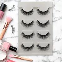 False Eyelashes 1 Box Eco-friendly Waterproof Faux Mink Hair 3D Extension Natural Fake For Women