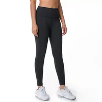 Рабочие штаны с фитнес -леггинсами Женщины плавные 25 цветных брюшных брюк йога растяжение быстро